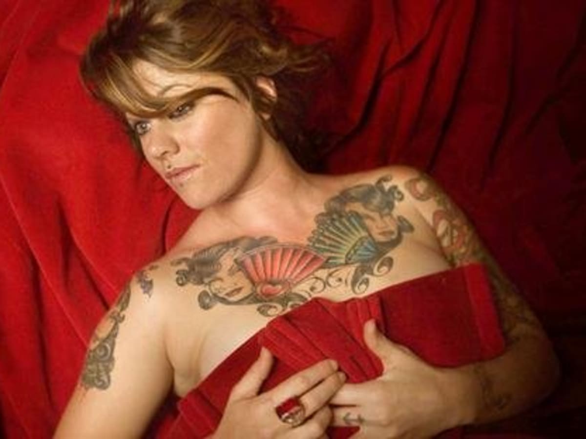 Woman Celebrates Five Years in Remission with Tattoo Over Double Mastectomy  Scar