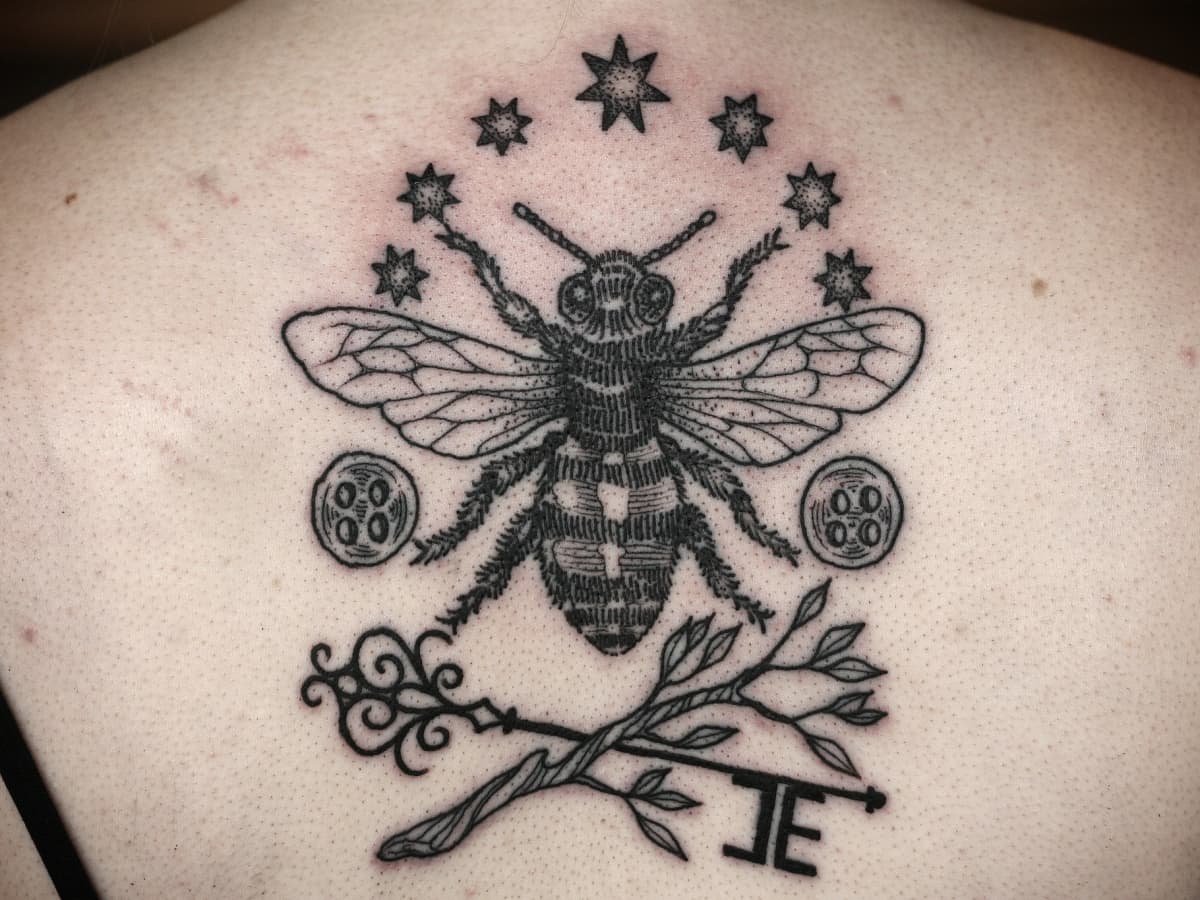 Bee Tattoo Meanings, Designs, and Ideas - TatRing