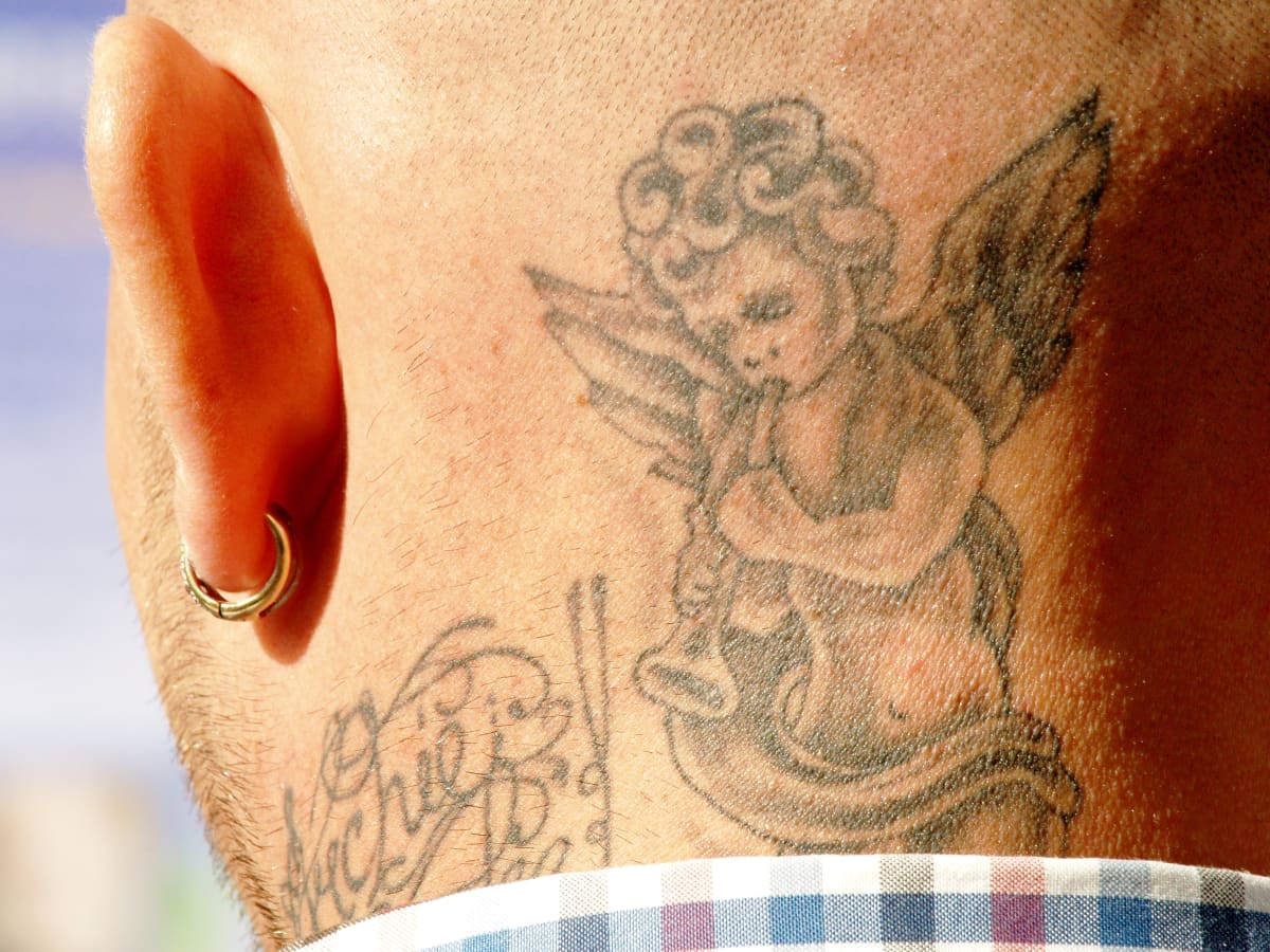 60 Loveable Angel Tattoos For Leg  Tattoo Designs  TattoosBagcom