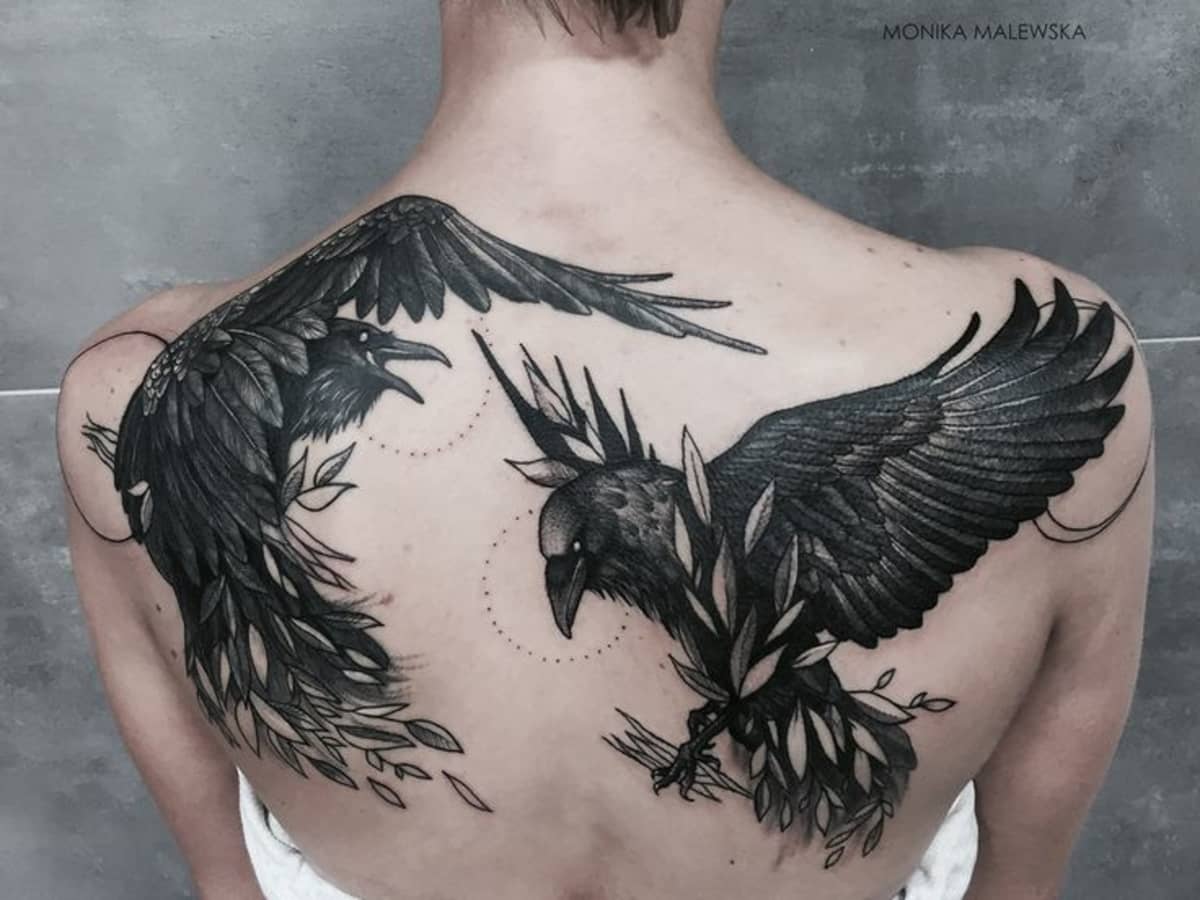 crow tattoo