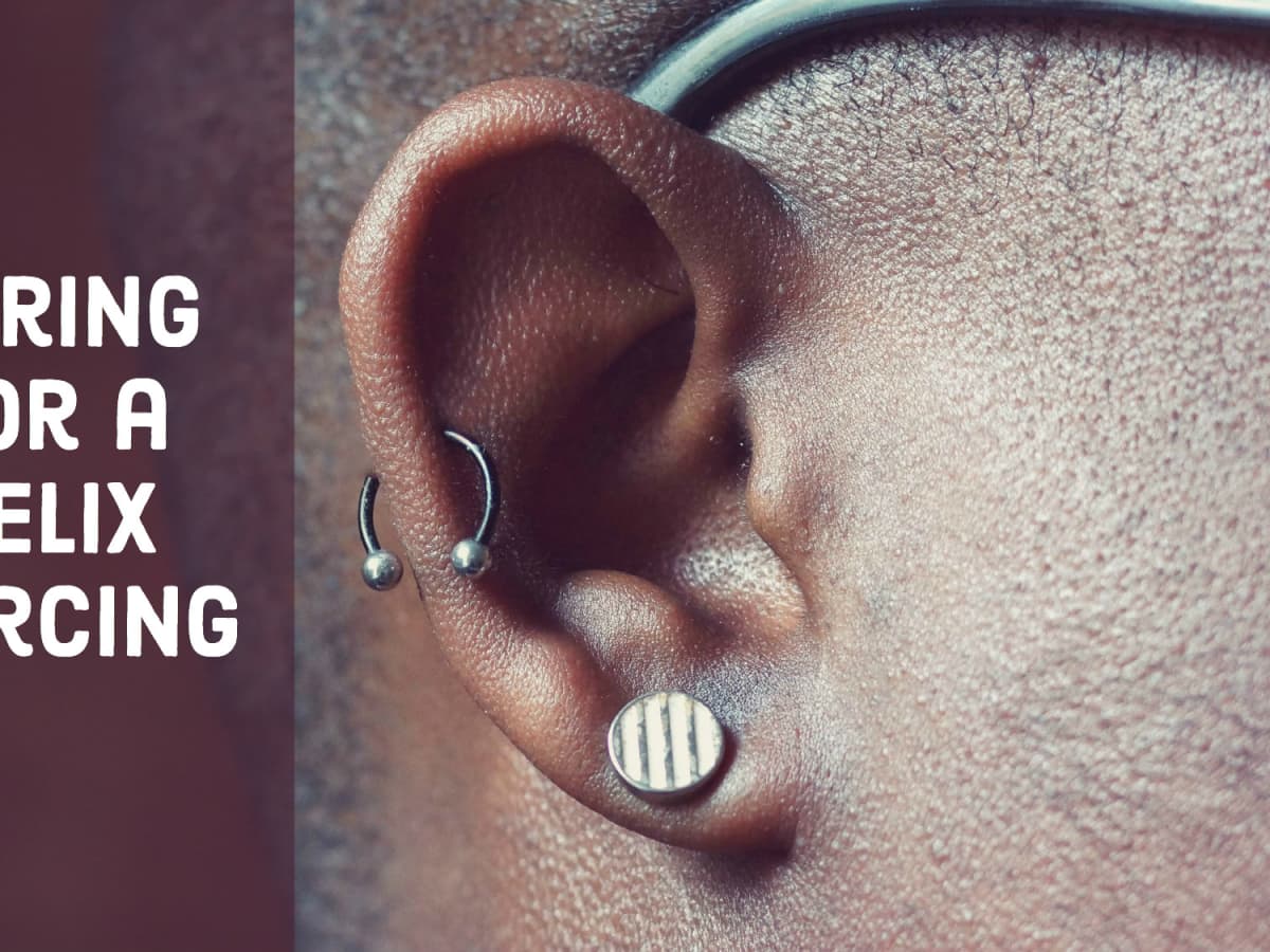 How To Care For A Helix Or Forward Helix Piercing Tatring Tattoos Piercings