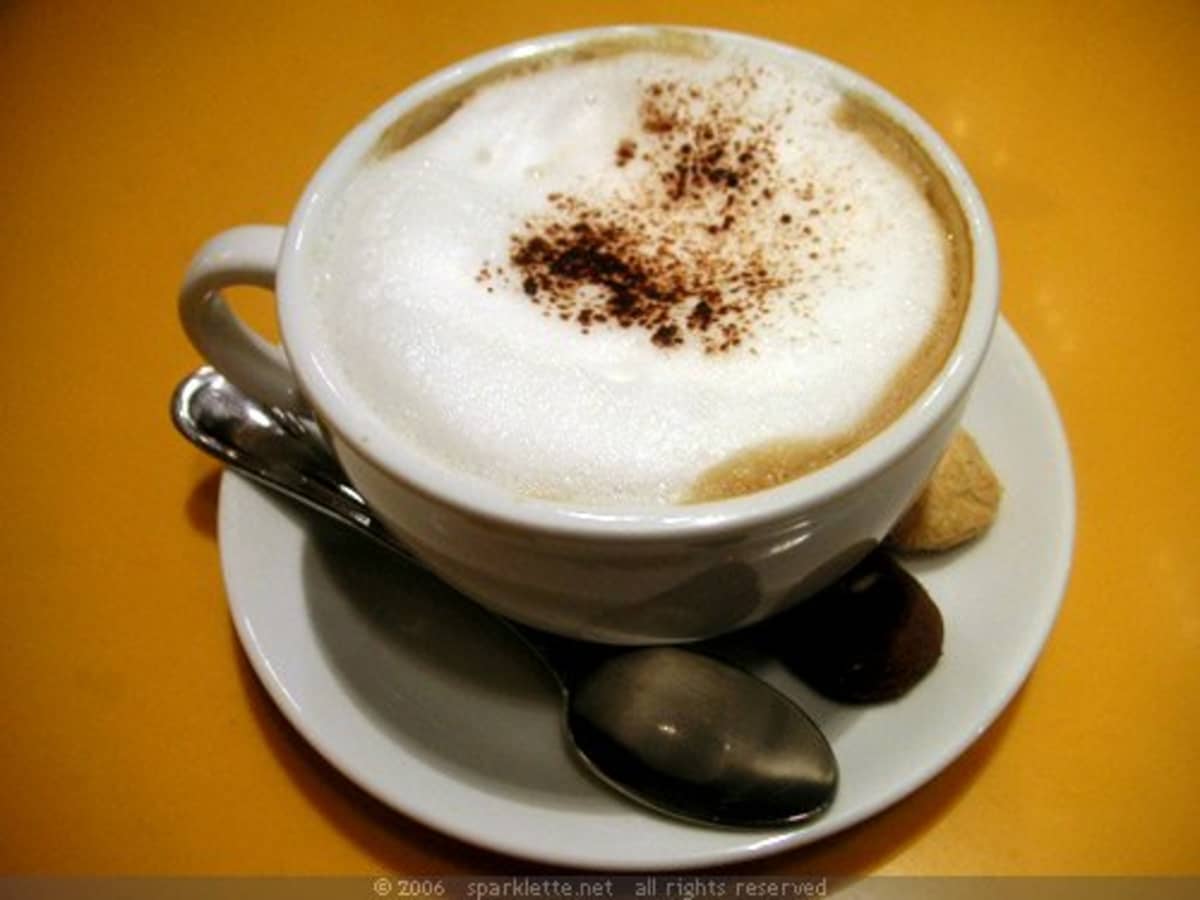 Caffe Mocha or Mocaccino - a chocolate flavoured version of a cappuccino or  a latte. Worth a try! - Crema