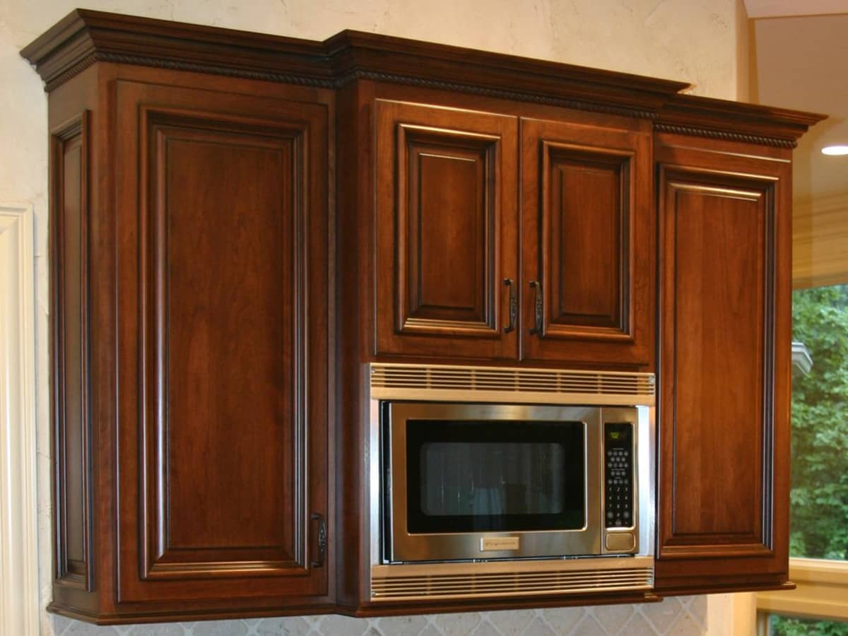 Microwave Shelf Under Cabinet  Built in microwave cabinet, Kitchen  remodel, Home kitchens