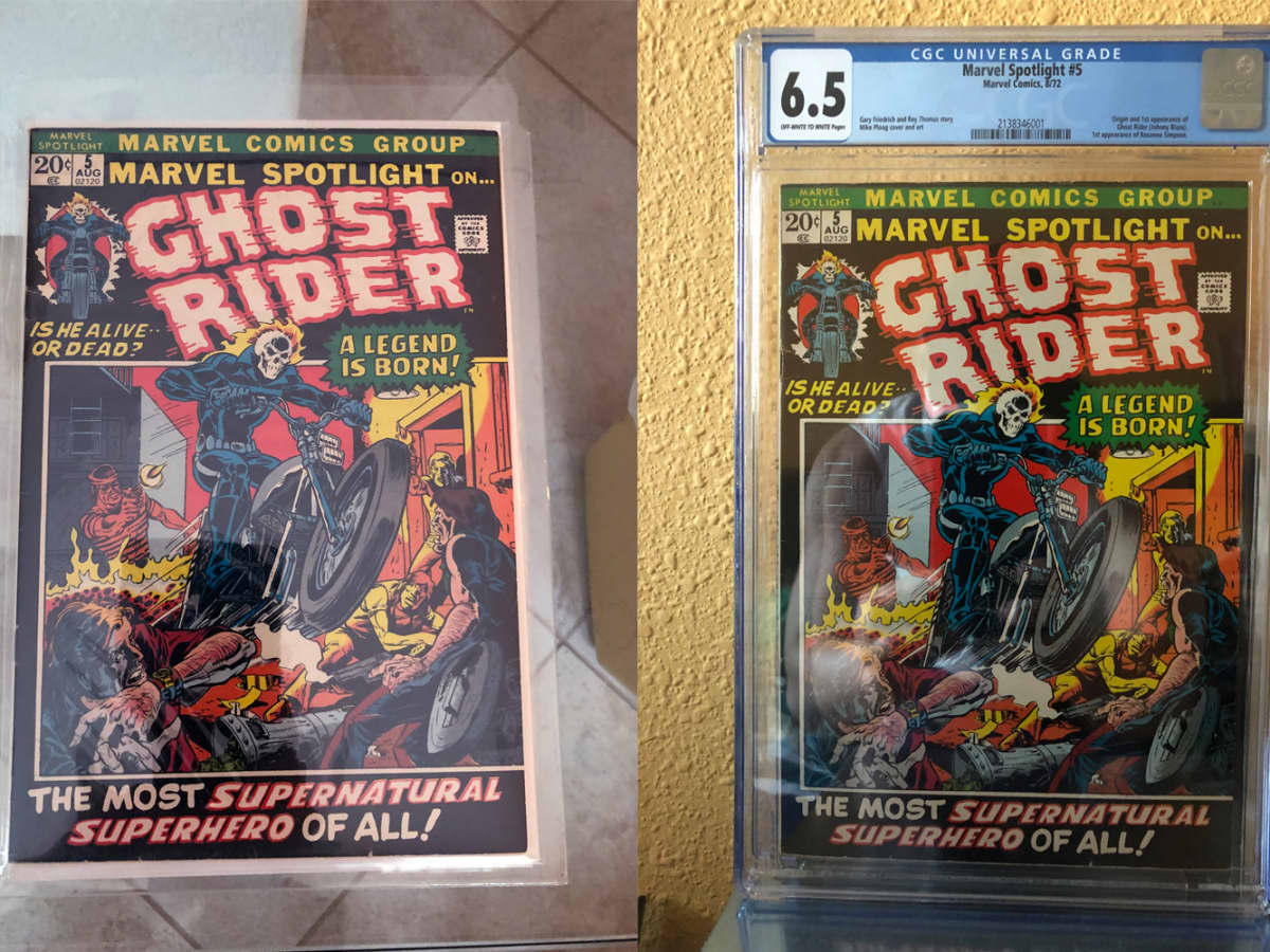 Comic books $20.00 or more, in grade VG or better, graded by CBCS