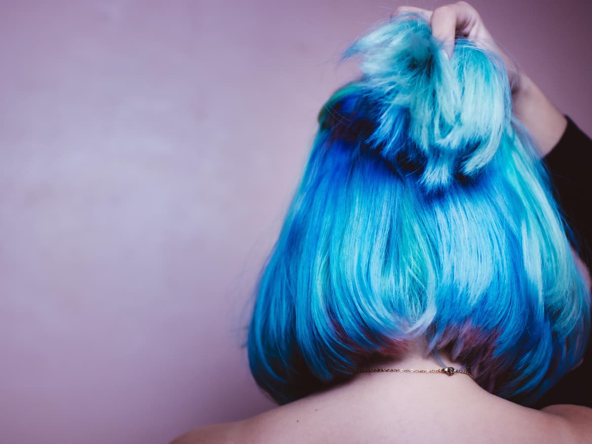 Black Blue Hair 20 Blue and Ombre Hair Color Choices To Try  All Things  Hair US