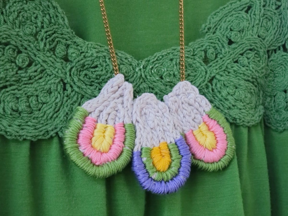 Free Jewelry Knitting Pattern: Loopy Loop Necklace - HubPages