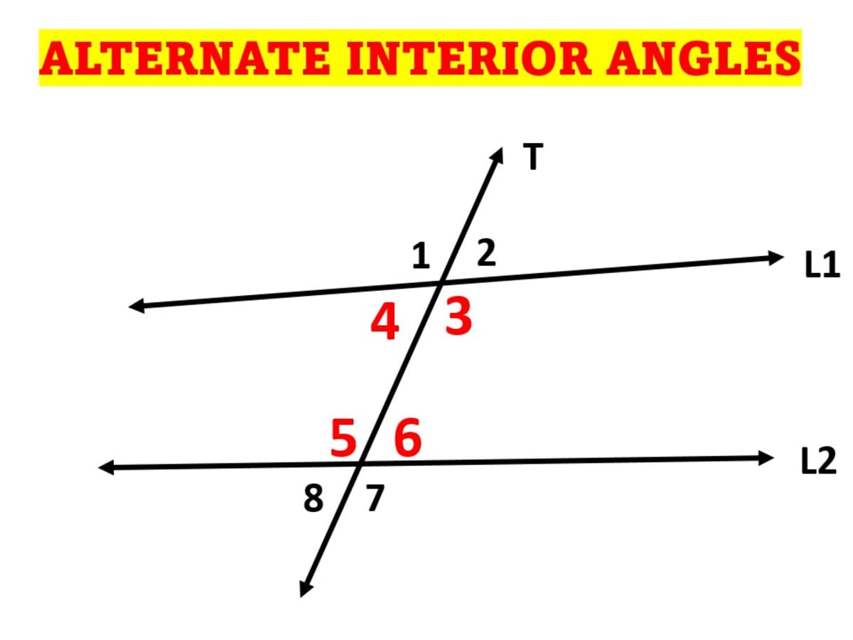 Alternate Interior Angles Theorem And