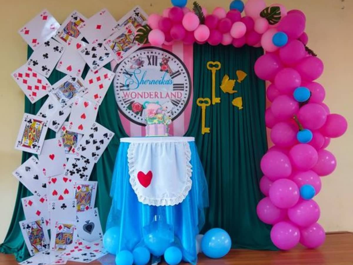 Alice in Wonderland Birthday Party Supplies Dinner Plates, Desert Plates,  Cups