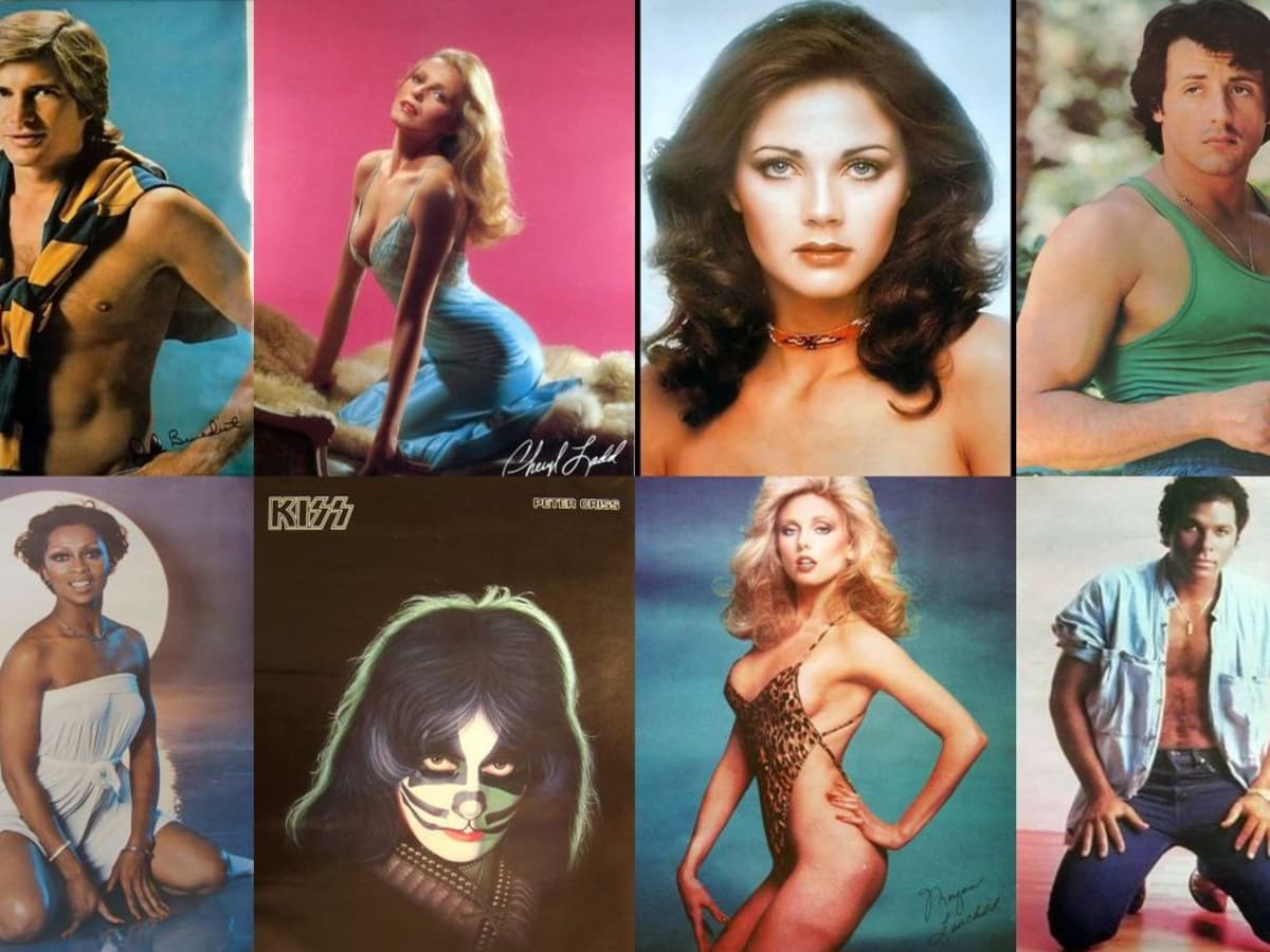 25 Classic Personality Posters of the 1970s and 1980s