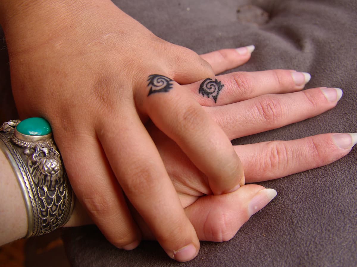 tattoo ideas wedding ring tattoos