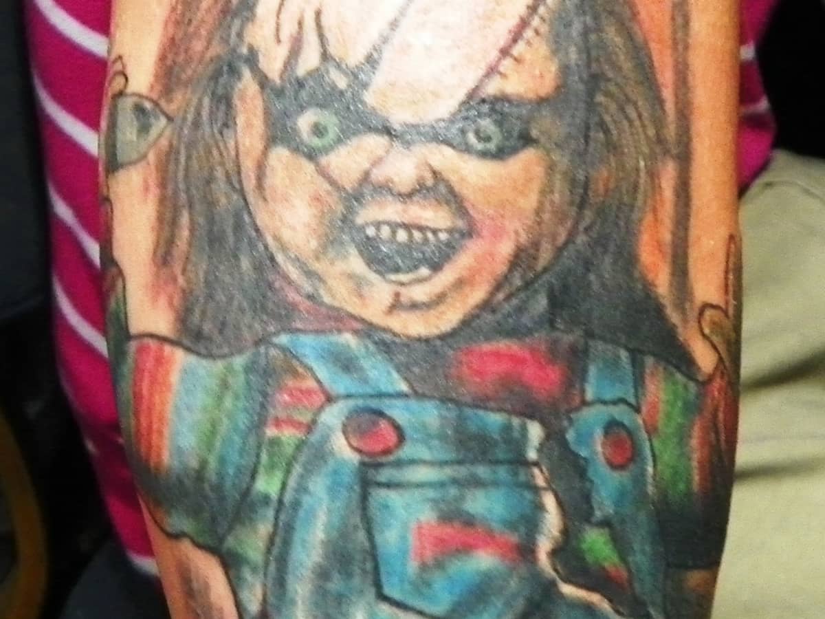 Tattoo uploaded by Aleah  Chucky tattoo  Tattoodo