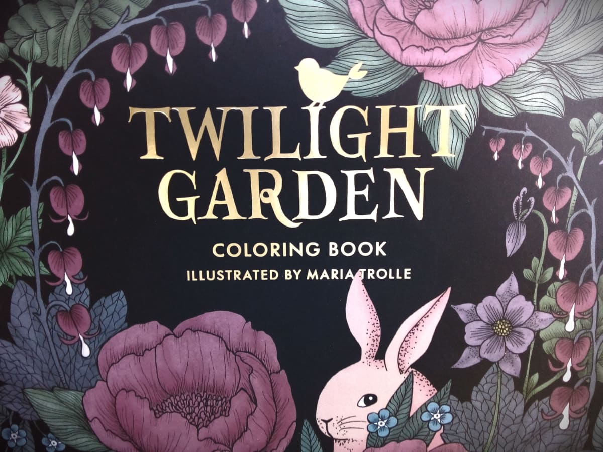 Gsp- Trade Published in Sweden as Blomstermandala Twilight Garden Coloring Book 