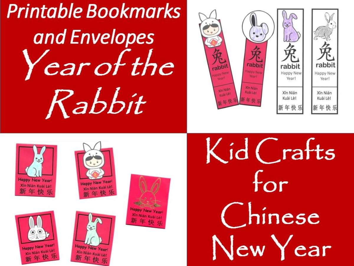 Rabbit Red Envelope Craft, Chinese Zodiac, Chinese New Year 2023, Rabbit  Craft