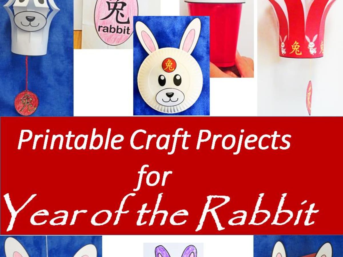 Lunar/ Chinese New Year Activity- Rabbit Crafts & Year of the Rabbit Crafts  2023