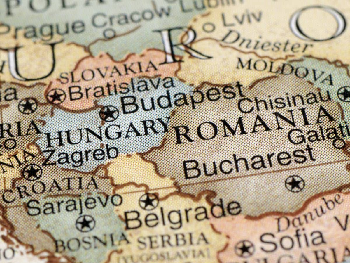 eastern europe map with capitals