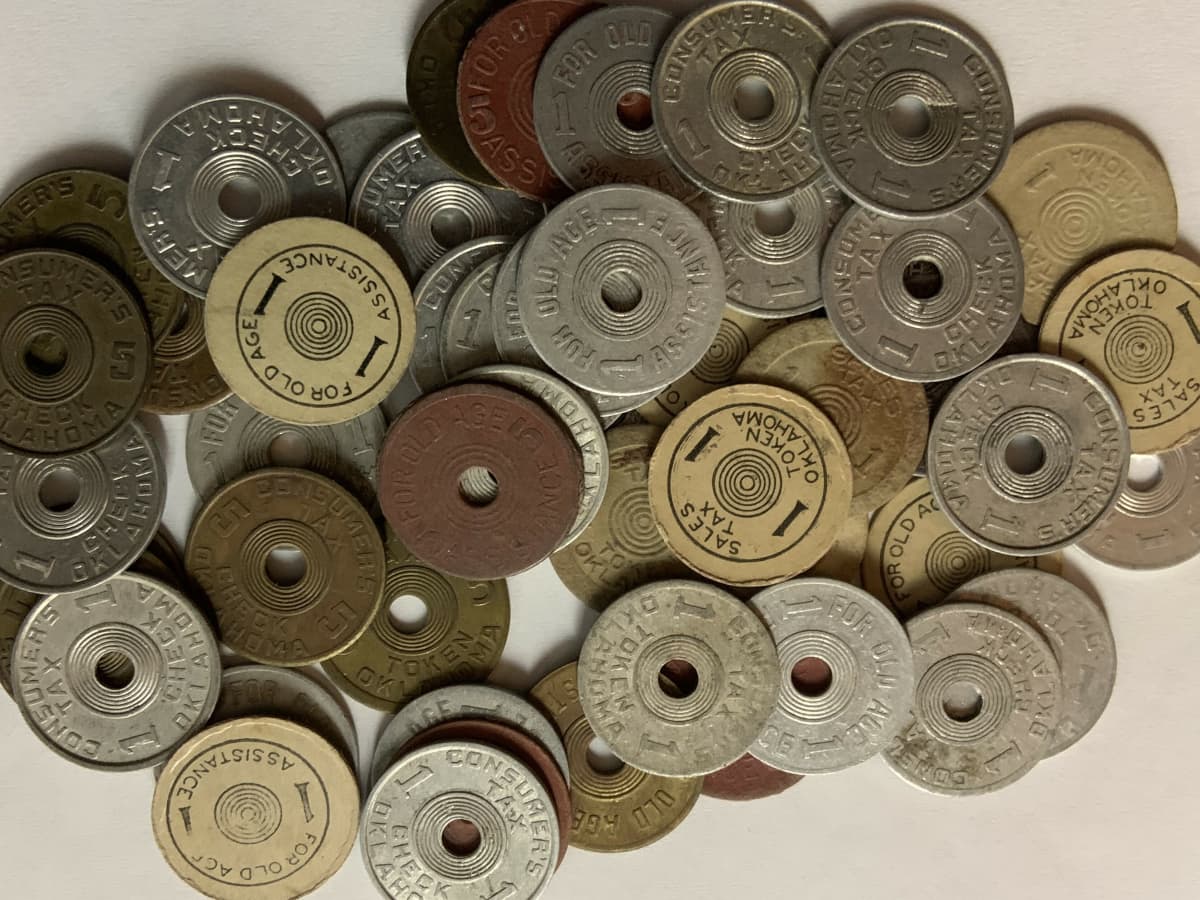 Kansas State Sales Tax Tokens - HobbyLark