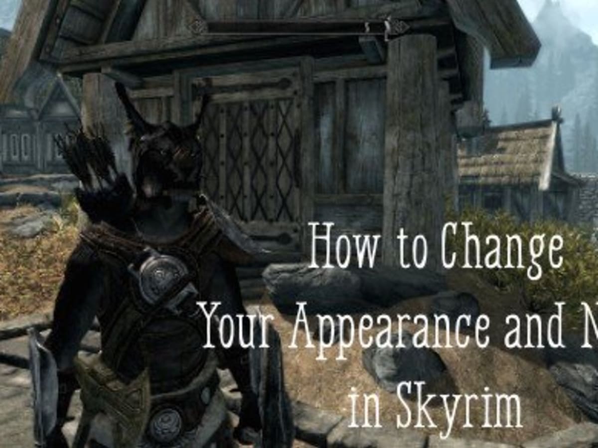 skyrim how to change npc appearance in game