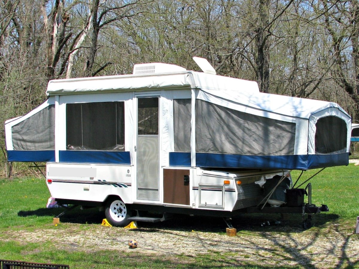 hard sided folding campers