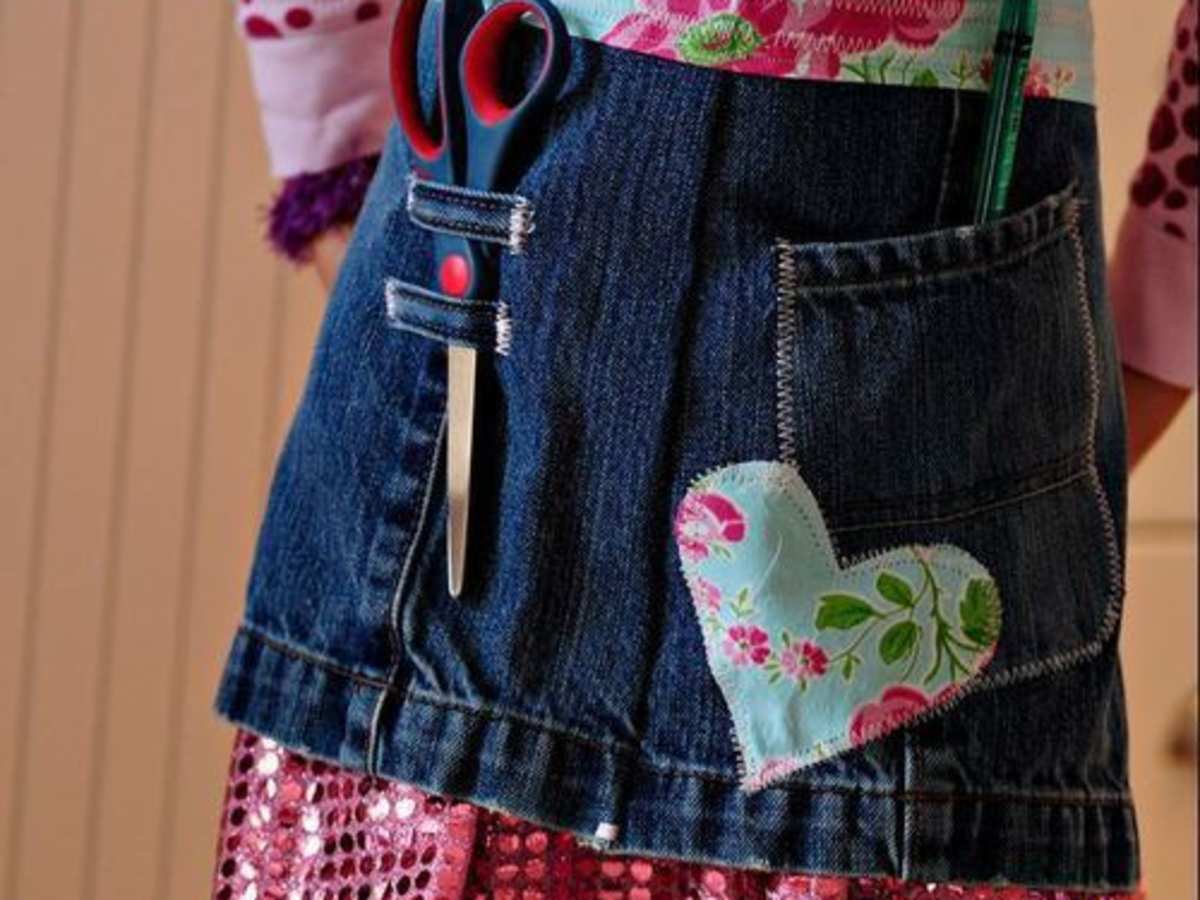 uses for old blue jeans