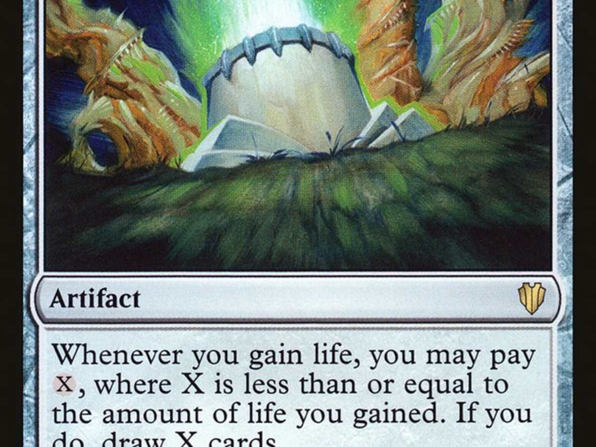 mtg draw a card gain a life Phial of Galadriel [The Lord of the Rings: Tales of Middle-Earth Prere Is there a card that