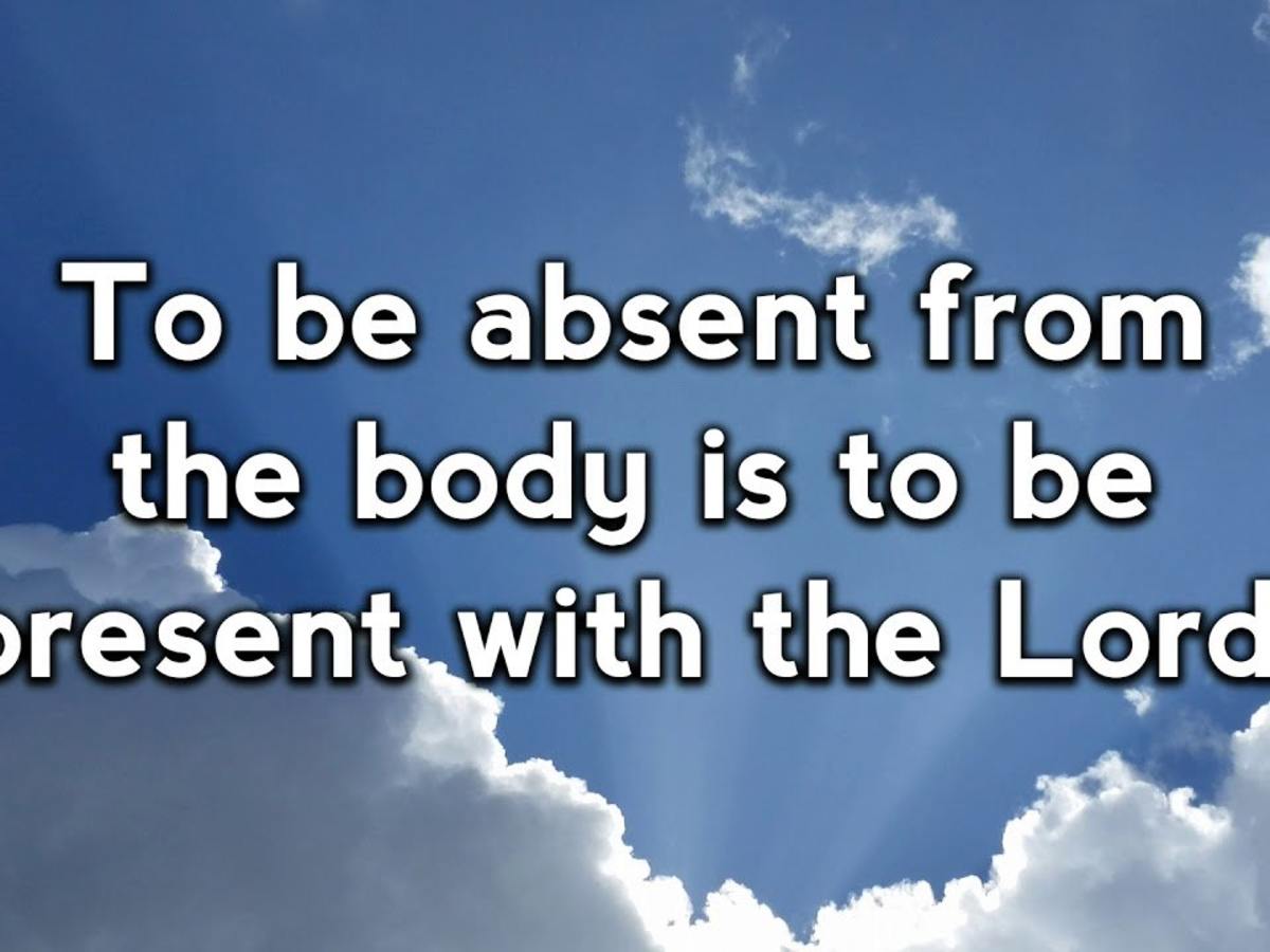 What It Means To Be Absent From The Body Letterpile