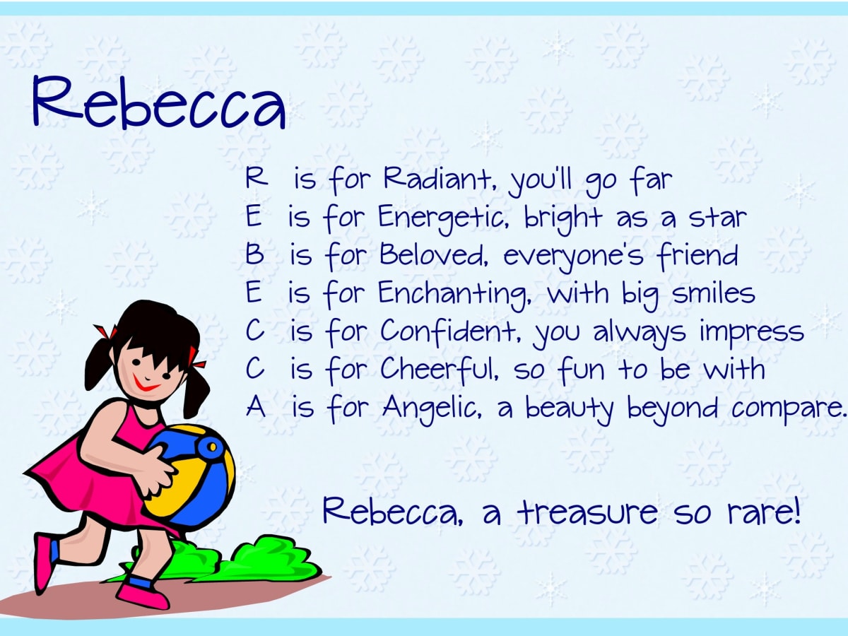 Acrostic Name Poems For Girls Hubpages