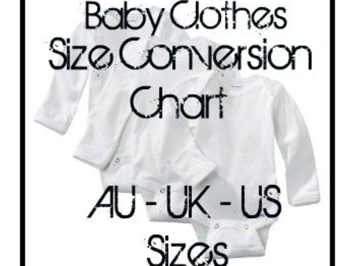 infant size conversion chart