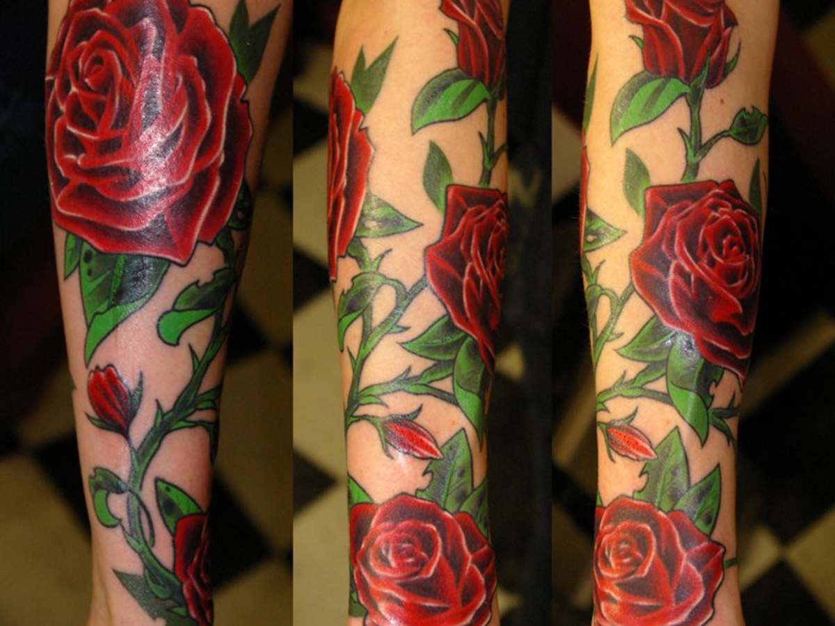 Meaning Of Rose Tattoo Black Blue Purple And Other Roses Tattoos Hubpages