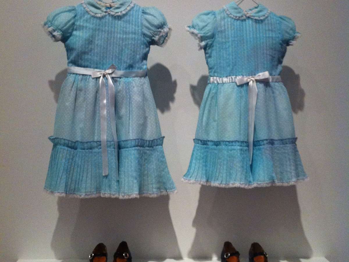 blue dress shining twins Shining Twins Costume Captions