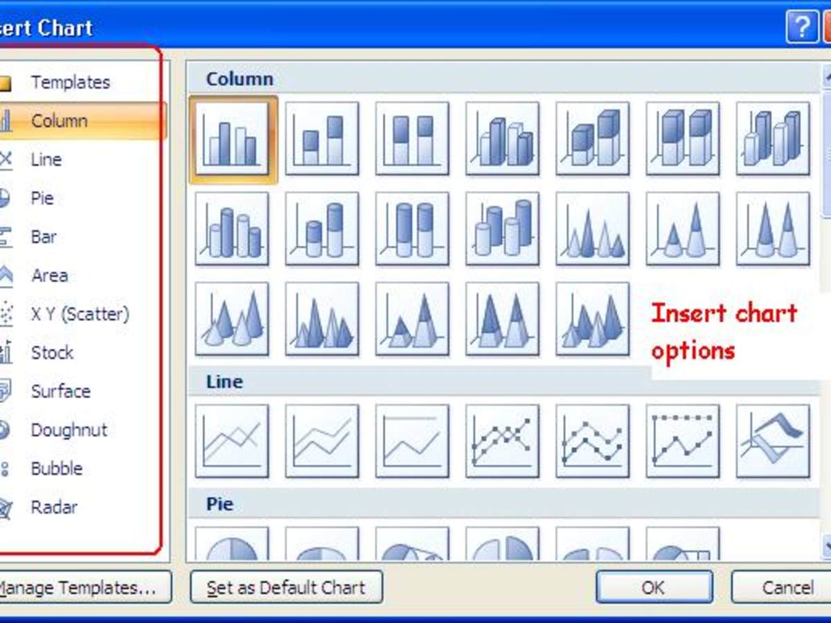 The Insert Tab Of Microsoft Excel 07 Hubpages