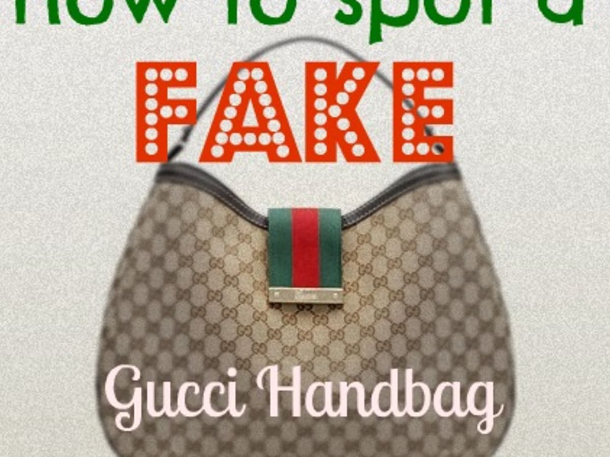 how to spot a fake gucci handbag
