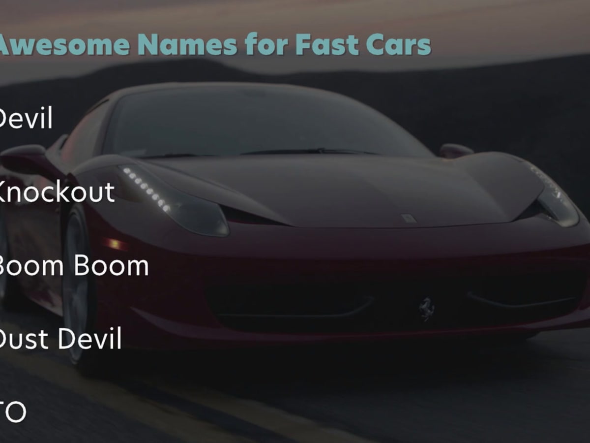 800 Good Car Names Based On Color Style Personality More Axleaddict