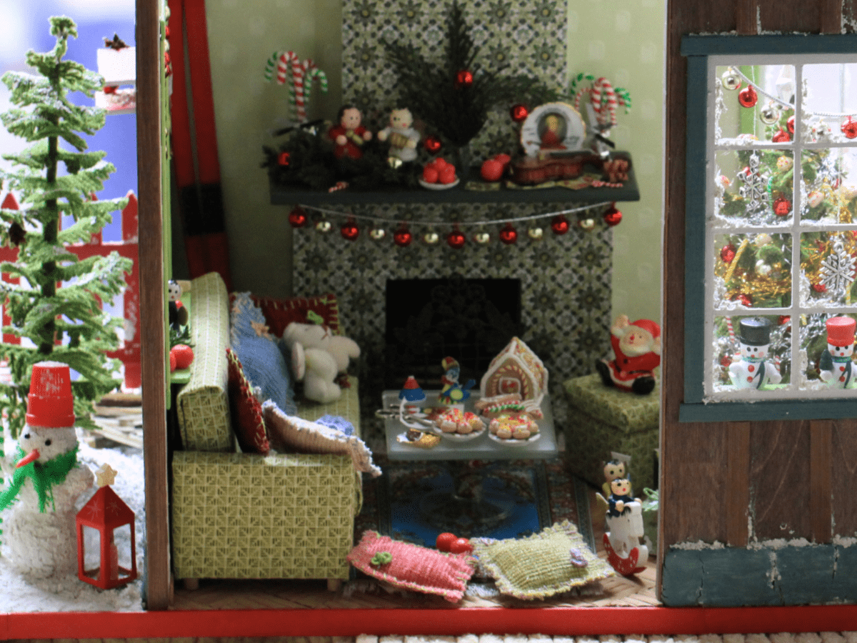 Miniature Dollhouse Christmas Tutorials - My Small Obsession