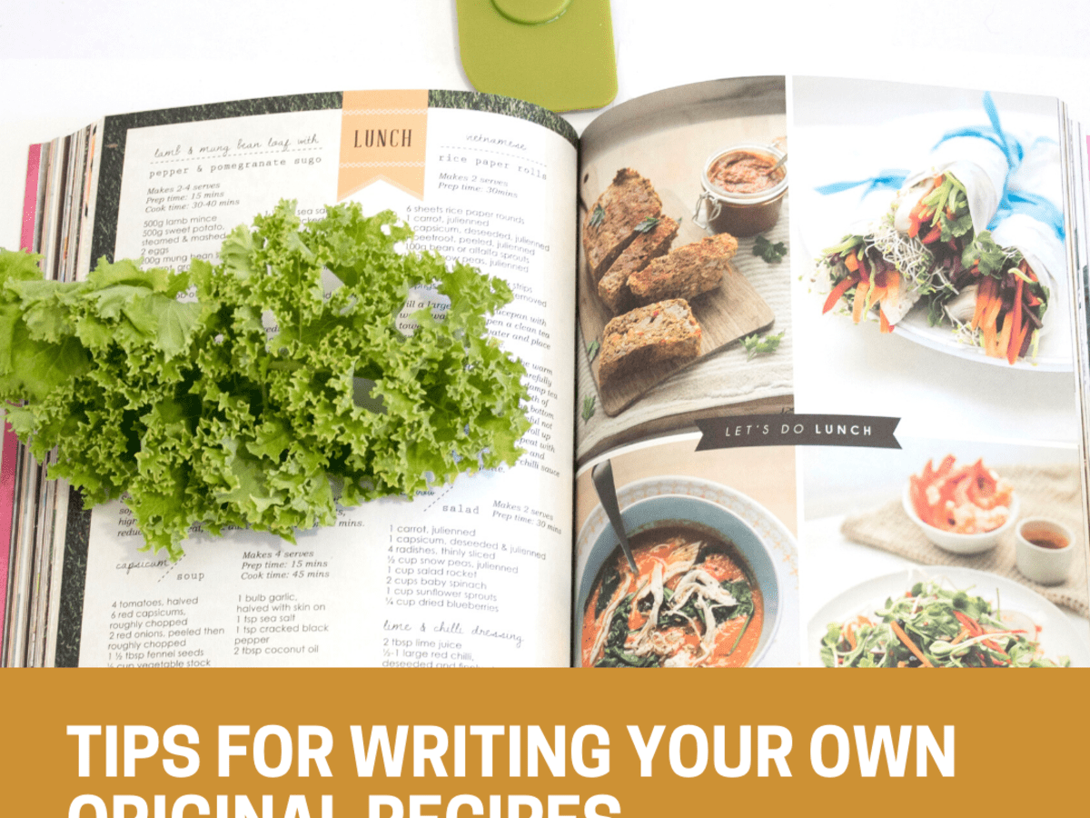 how to write about food