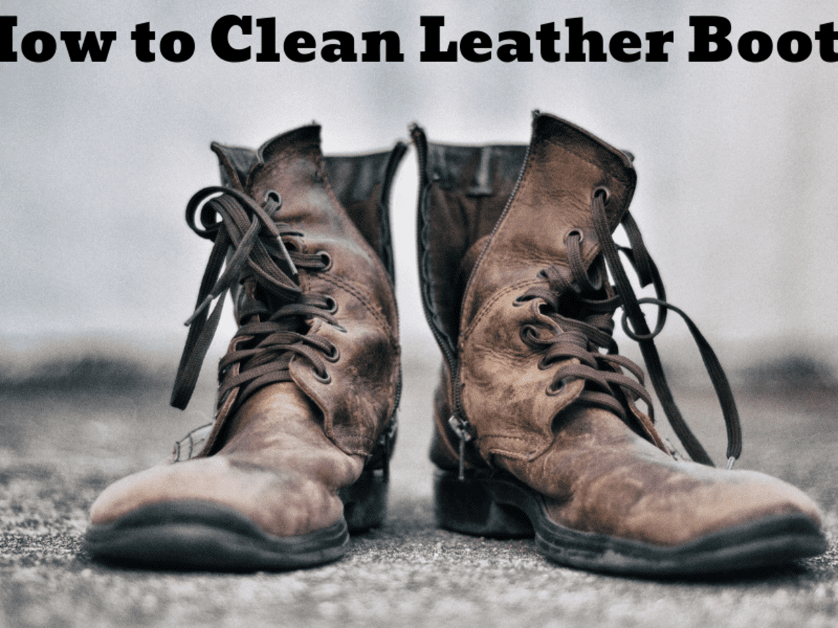 remove oil from leather boots
