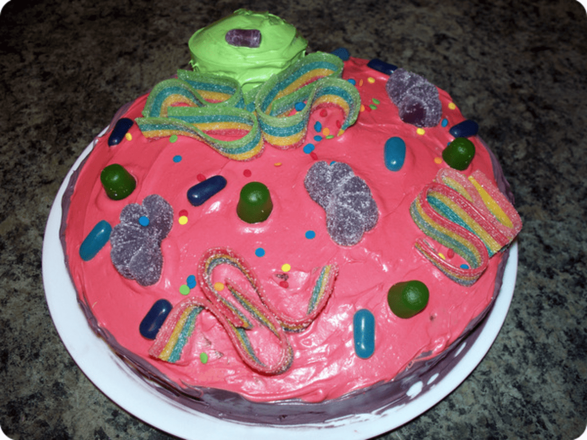 Science experiment cake