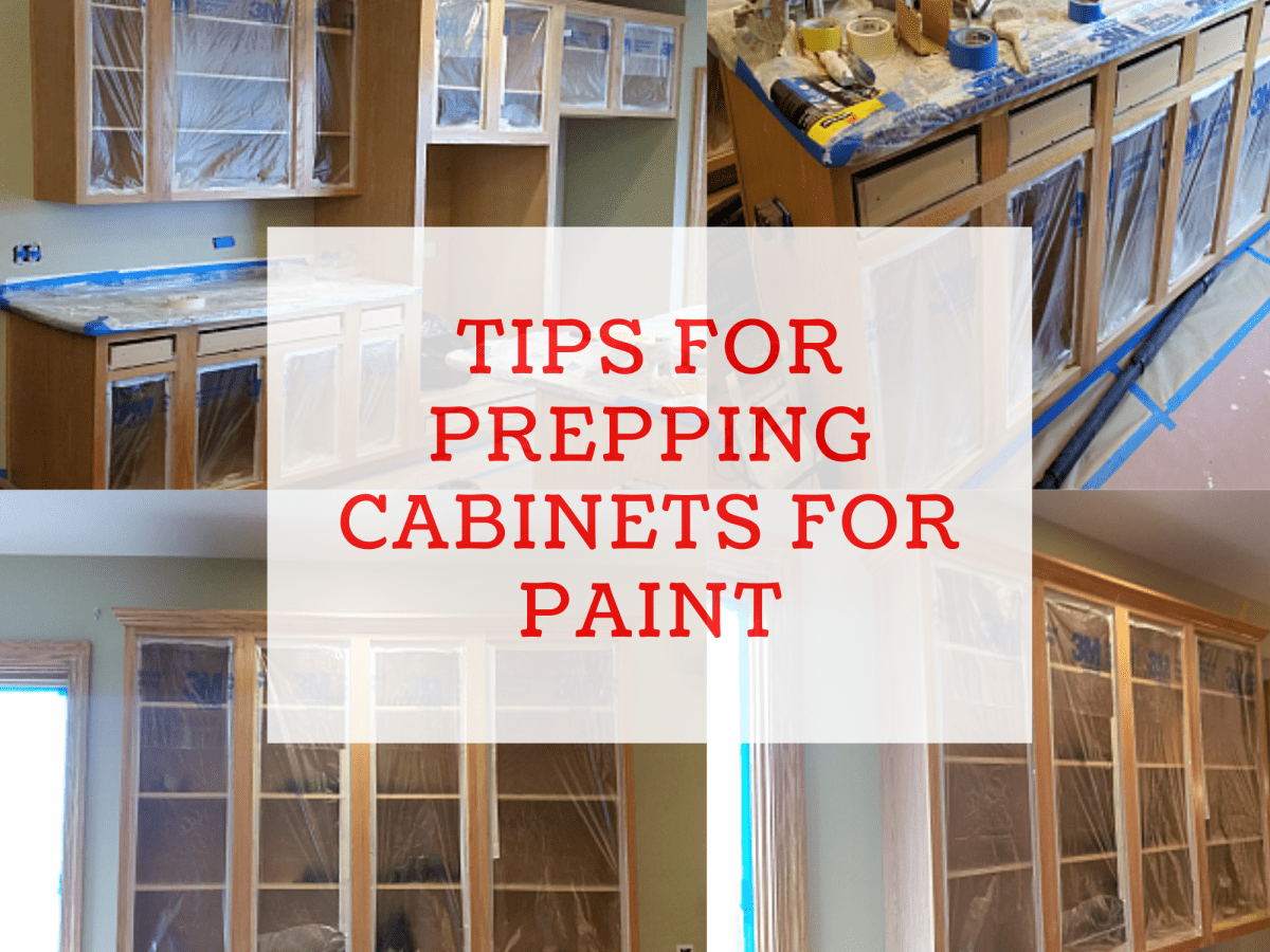 Tips For Prepping Cabinets Paint, How To Clean Oak Cabinets Before Painting