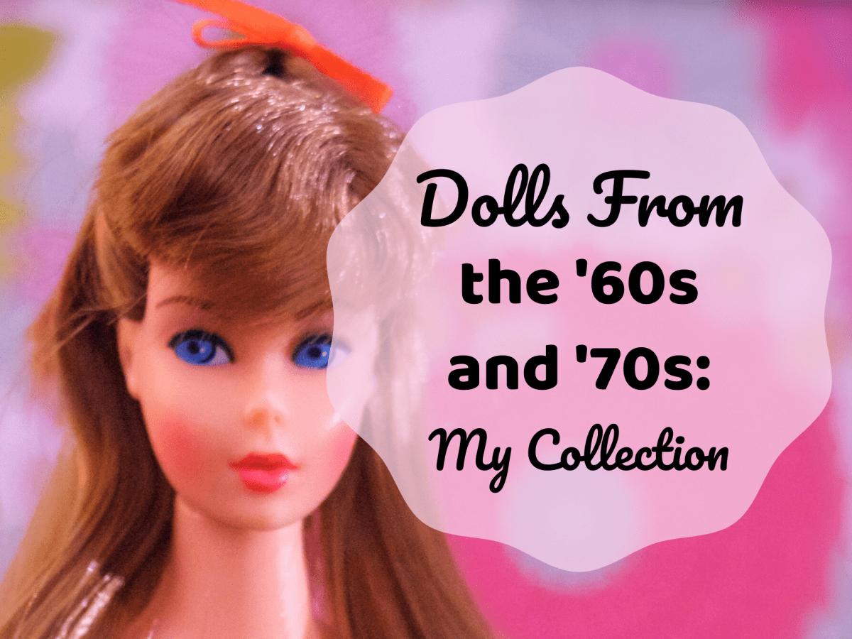 2 Vtg Barbie Skipper Inspired Doll Accessory Mini Round Storage Cases Set