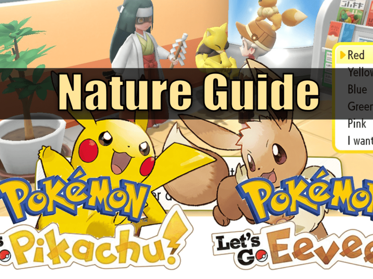 indre slump komplikationer Pokémon Let's Go" Nature Guide - LevelSkip