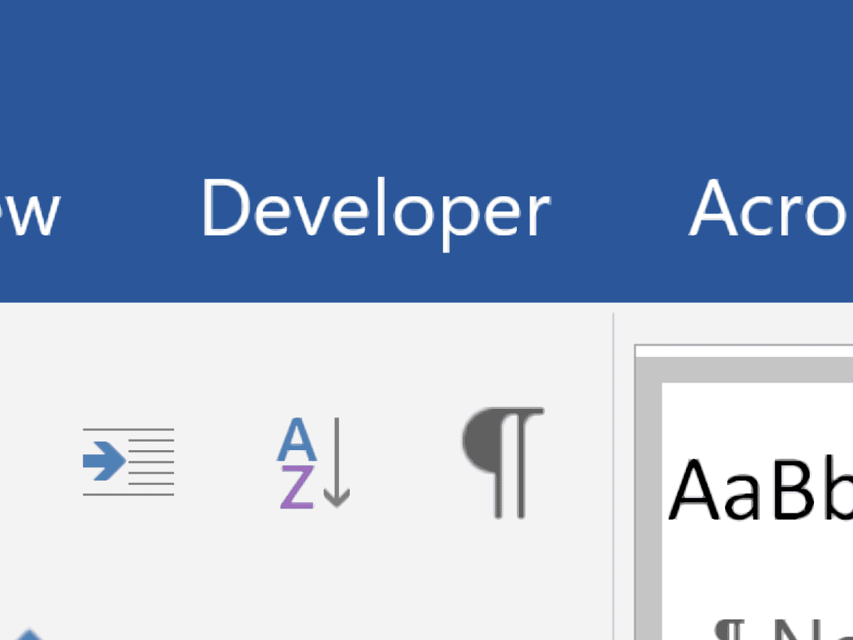 how to make word toolbar smaller