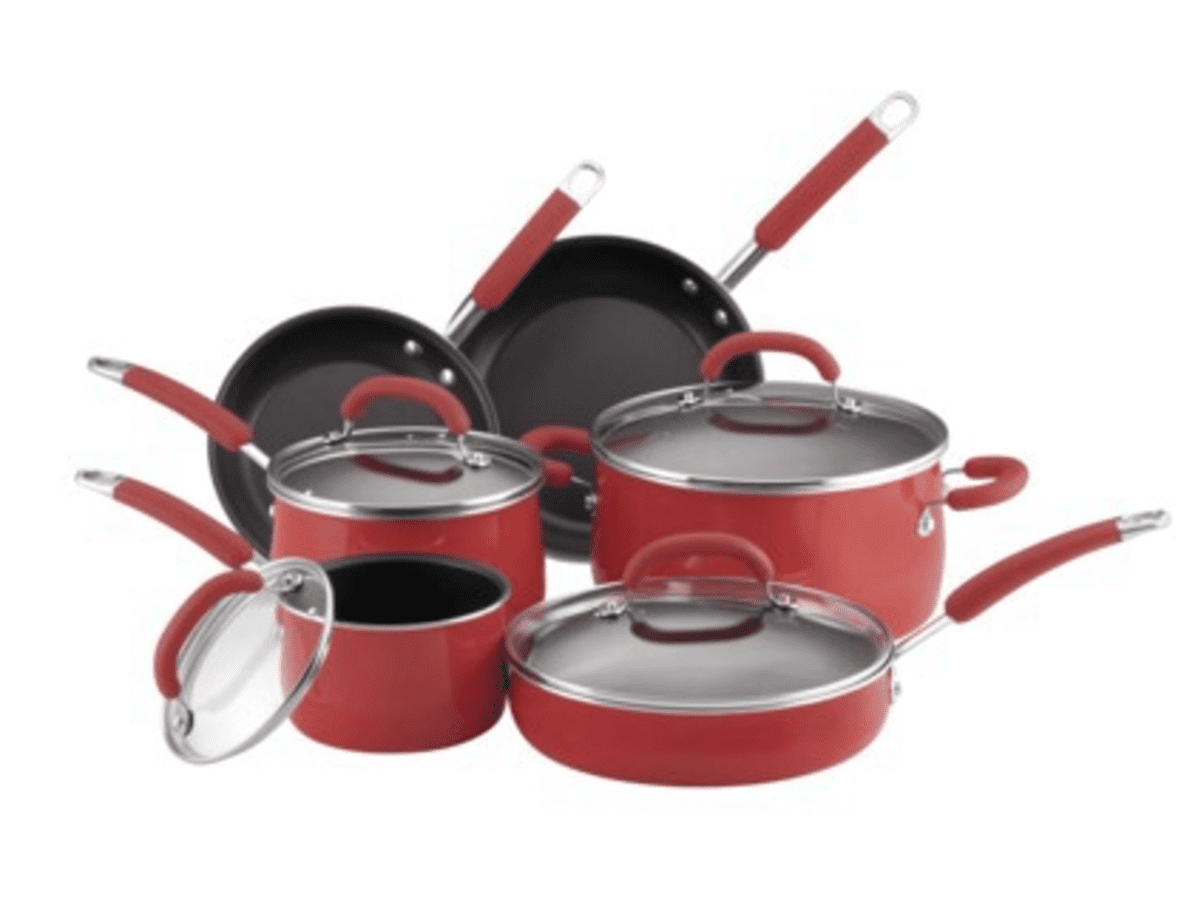 Rachael Ray vs. Paula Dean Pot and Pan Sets  Cookware set, Cookware sets,  Nonstick cookware