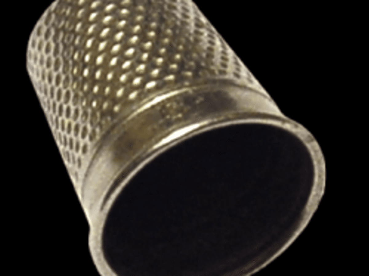 Crystal Bronze Sewing Thimble Finger Guards - Fingertip Thimble