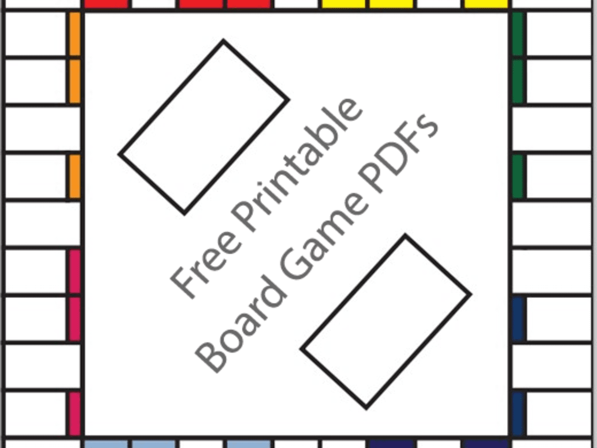 16 Free Printable Board Game Templates Hubpages