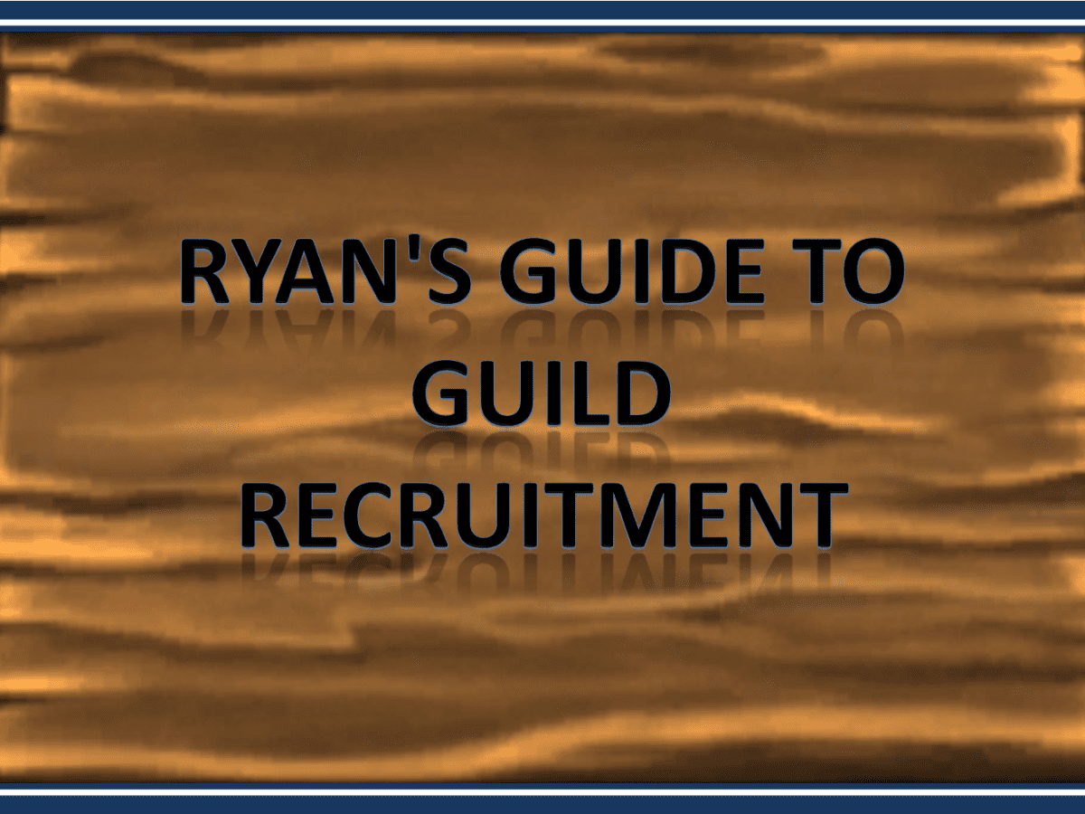 How to Recruit for your Guild (World of Warcraft) - HubPages