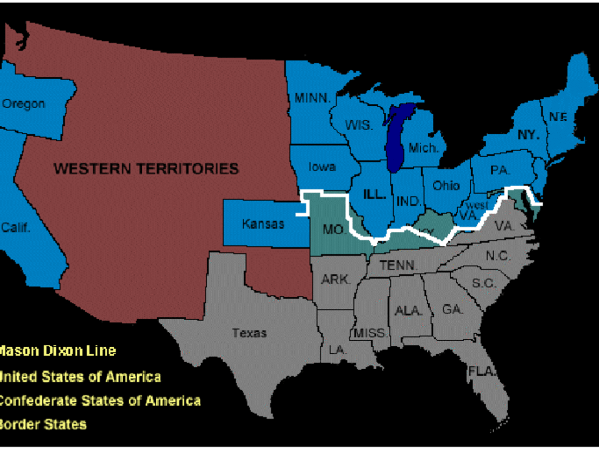 border states 1860