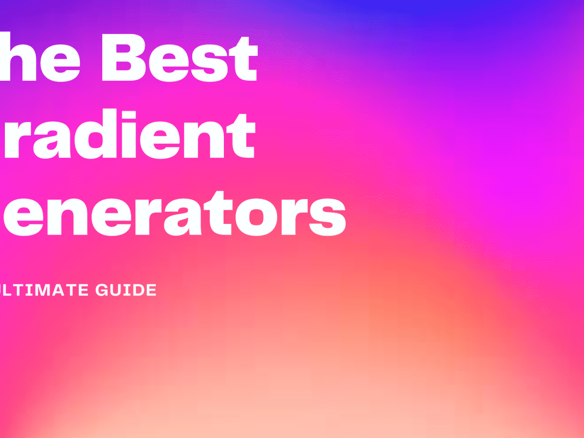 Gradient Generators giúp cho bạn tạo ra các hiệu ứng pha màu tuyệt đẹp cho bất kỳ trang web nào. Bạn có thể lựa chọn nhiều loại hiệu ứng Gradient để phù hợp với gu thẩm mỹ của mình. Xem hình ảnh thật ấn tượng về Gradient Generators liên quan tại đây.