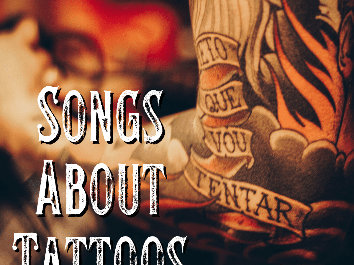 tattoo playlist pop rock and country songs about tattoos