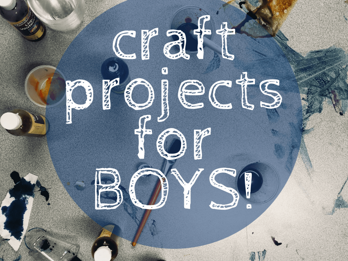 41 Art and Craft Project Ideas Especially for Boys Ages 5 to 8 - FeltMagnet