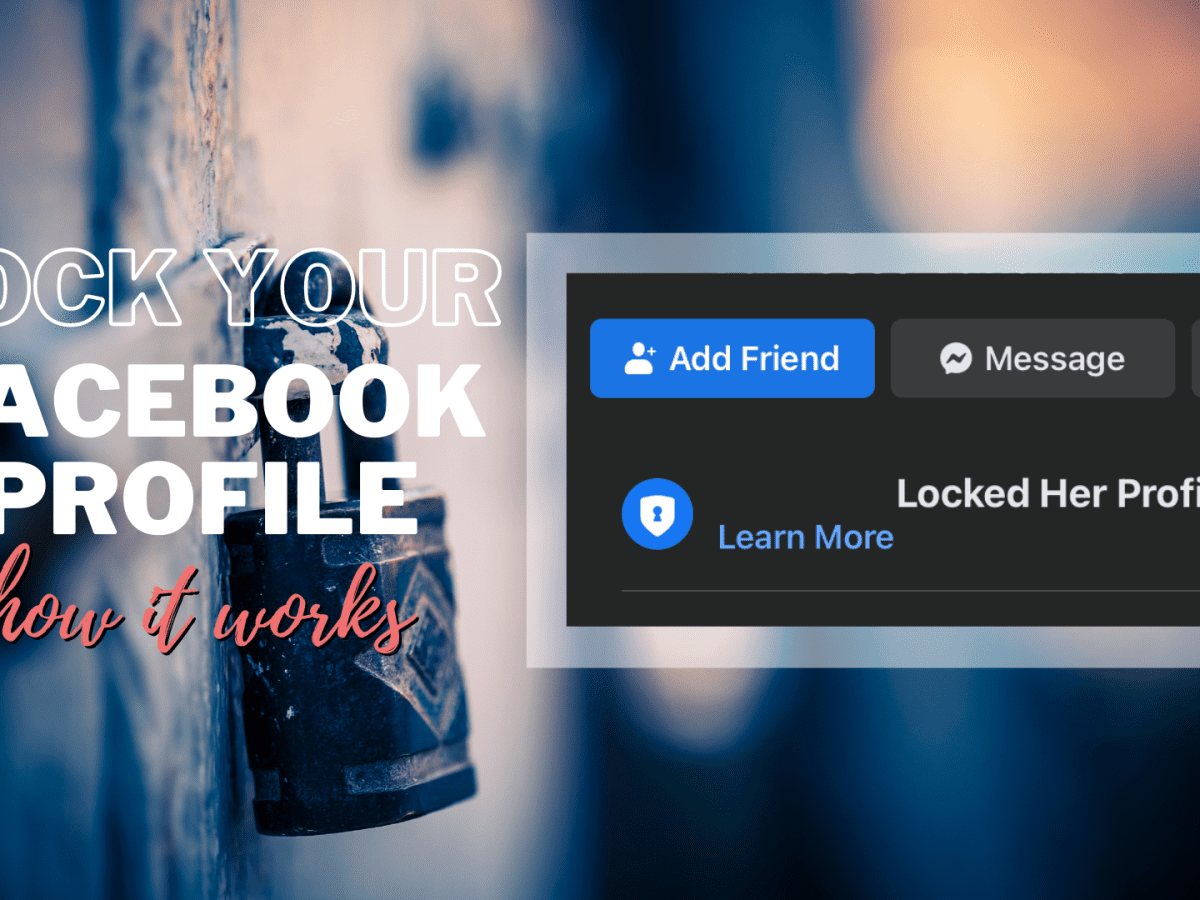 How to lock your Facebook profile from app or computer