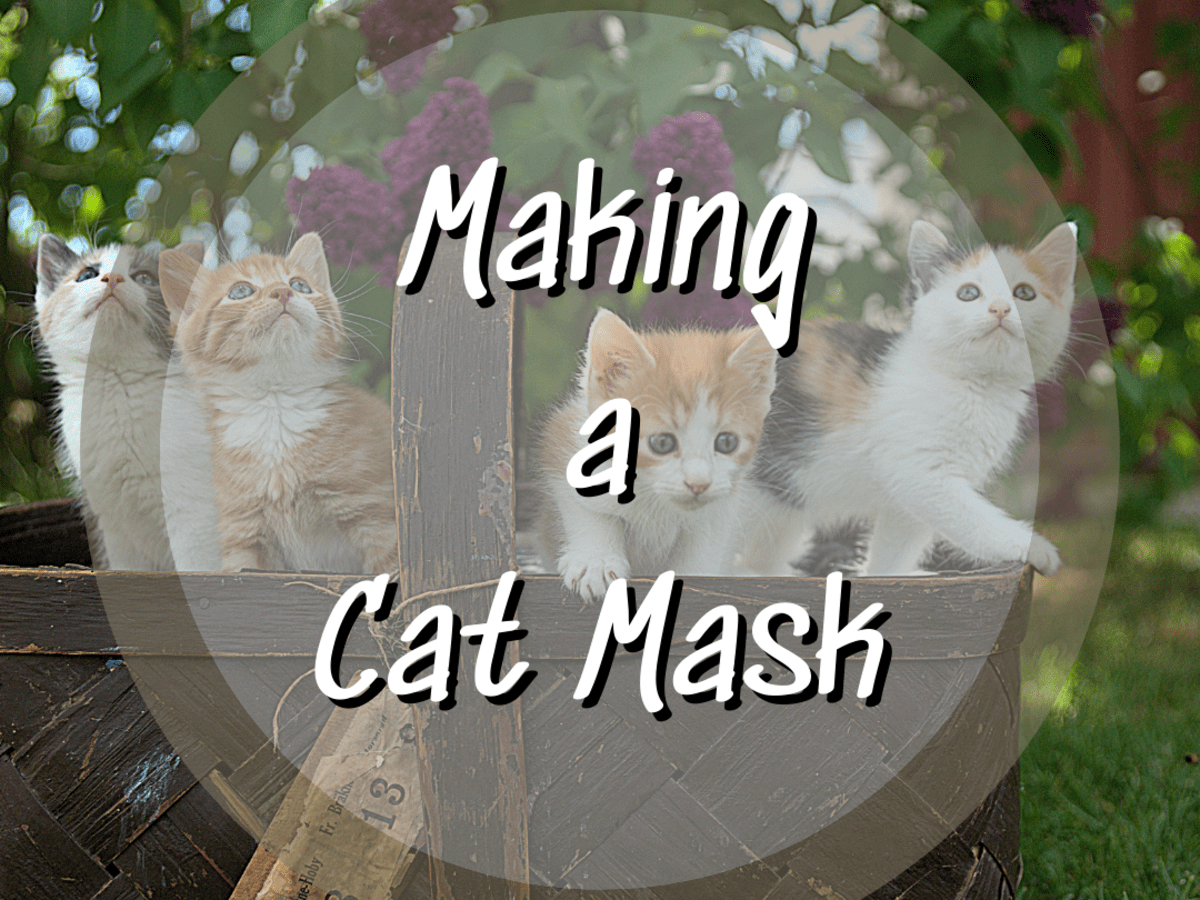 Kitten Cat Mask DIY Paper Mask Template